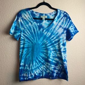 Spiral Tie Dye Blue M